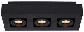 Lucide 09119/16/30 - XIRAX LED spotlámpa 3xGU10/5W/230V fekete