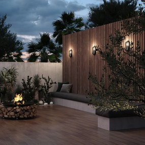 MAYTONI O449WL-01GF CANDLE Modern Kültéri Fali Lámpa Grafit E27 IP65