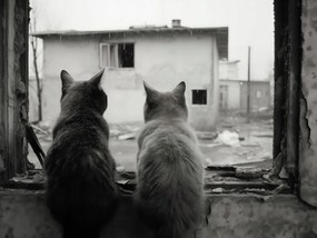 Poszter 80x60cm Gondolatok az elhagyatott küszöbről