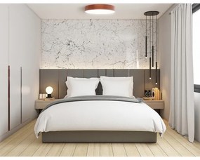 Mennyezeti lámpa CLEO 4xE27/24W/230V á. 50 cm réz