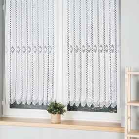 Zsakkard Függöny Nappali Szobába Konyhába 120cm fehér