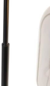 Design asztali lámpa fekete arannyal és füstüveggel - Zuzanna