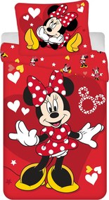 Disney Minnie Love & Stars ágyneműhuzat 140×200cm, 70×90 cm