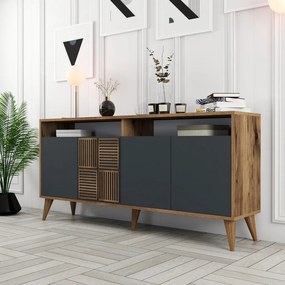 Milan 160 - Walnut, Anthracite