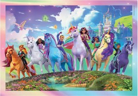 Unikornis Akadémia Mystic 104 db-os puzzle Clementoni