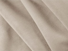 Bézs kárpitozott ágyneműtartós franciaágy ágyráccsal 180x200 cm Mount – Micadoni