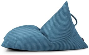 Kék kordbársony gyerek babzsákfotel Razzy – SLOWDOWN