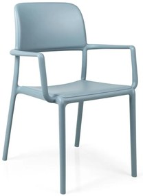 RIVA karfás kerti design szék, celeste