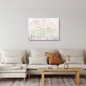 Kép - Liliomok freskója (üvegen) (70x50 cm)