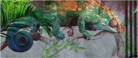 Kép - kaméleon (120x50 cm)