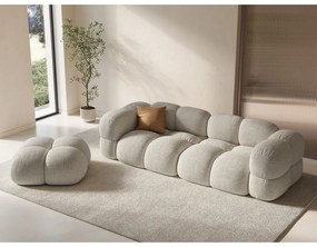 Bézs bársony lábtartó Loretto – Cosmopolitan Design