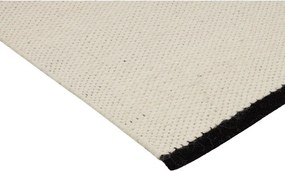 Bézs kézi szövésű gyapjú szőnyeg 170x240 cm Mavi – noo.ma