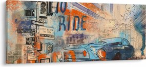 Kép - lovaglásra született (120x50 cm)