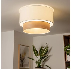 Brilagi - LED felületre szerelt csillár CERIA 1xE27/40W/230V Ø 50 cm fehér/bézs