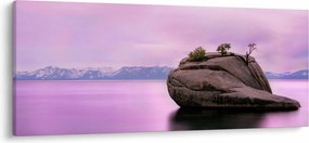 Kő a tengerben képe (120x50 cm)