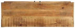 Cipőpad 110x38x45 cm Tömör Fa Rusztikus Mangó
