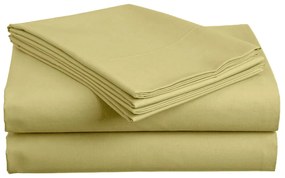 Pamut lepedő LUX sárga 200x220 cm
