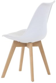 Fehér Műanyag Étkezőszék. CT-X7056 WT
