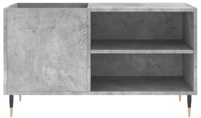 betonszürke szerelt fa hanglemezszekrény 85x38x48 cm