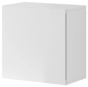 Faliszekrény Fehér/Mattfehér Színben. VIVIEN 05