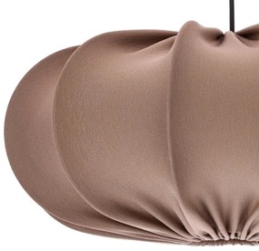 Kábellel függesztett csillár CAFEE 1xE27/40W/230V Ø 52 cm barna