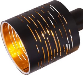Globo 15342-3D Függeszték fém fekete-arany. 3xE14 40W 230V