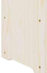 tömör fenyőfa bortartó állvány tetővel 72,5 x 25 x 111,5 cm