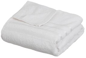 Fehér frottír pamut fürdőlepedő 70x140 cm Simple – Casa Selección