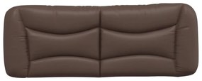 barna műbőr fejtámla párna 140 cm