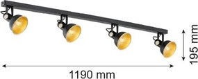 Argon LENORA 1799 Spotlámpa 4x7W/E14 IP20