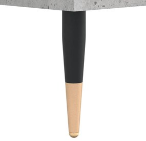 betonszürke szerelt fa dohányzóasztal 55x55x36,5 cm