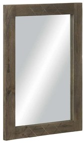 fürdőszoba tükör szürke 50x3x70 cm tömörfa mangó szürke