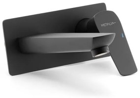 Novaservis - Mosdócsap rejtett beépítéshez METALIA ECO matt fekete