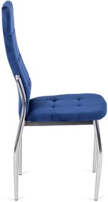 Sötétkék Bársony Étkezőszék. MOLLY