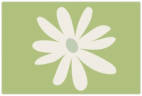 Kép - Hippik, zöld virágok N⁰2 (90x60 cm)