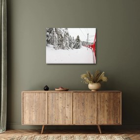 Kép - Vonat a havas tájban (70x50 cm)