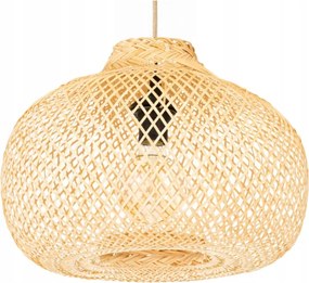 Boho bambusz függőlámpa TH03 Juta