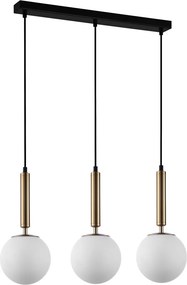 Italux glamour modern függeszték ravena fehér sárgaréz itxpnd-2324-3lgd+opa