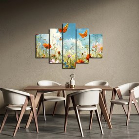 Kép - Pillangók a nyári réten (150x105 cm)