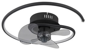Globo Koren 03660 távirányítós mennyezeti ventilátoros lámpa, 30W LED, 2700K-6500K, 105-1660 lm