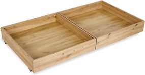 Fiókos gyerekágy alatti fiók 80x160 ALABANA - tölgyfa