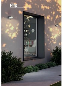 Redo 90715 - LED Kültéri fali lámpatest FLIP LED/40W/230V IP54 antracit