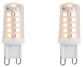 2 darabos szabályozható G9 LED izzó 3.2W 250 lm 2200K