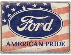 Fém tábla Ford - American Pride, (40 x 30 cm)