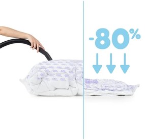 Kompaktor Vákuumos tároló zsák Compress LLevendula 100 l, 70 x 100 cm, 1 db