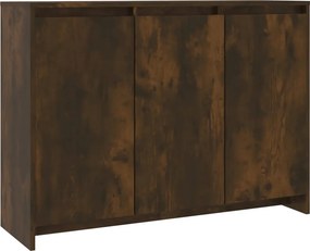 vidaXL füstös tölgy színű szerelt fa tálalószekrény 102 x 33 x 75 cm