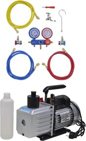 vidaXL vákuumszivattyú 100 L/perc 2-irányú elosztómérőszettel