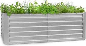 Blumfeldt High Grow Straight, emelt ágyás, 200 x 60 x 100 cm, 1200 l, acél