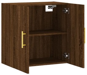 barna tölgy színű szerelt fa faliszekrény 60 x 31 x 60 cm