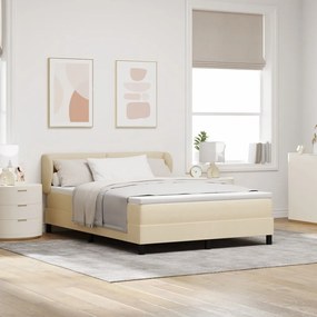 Boxspring Ágy Matraccal Krém 140x200 cm Szövet